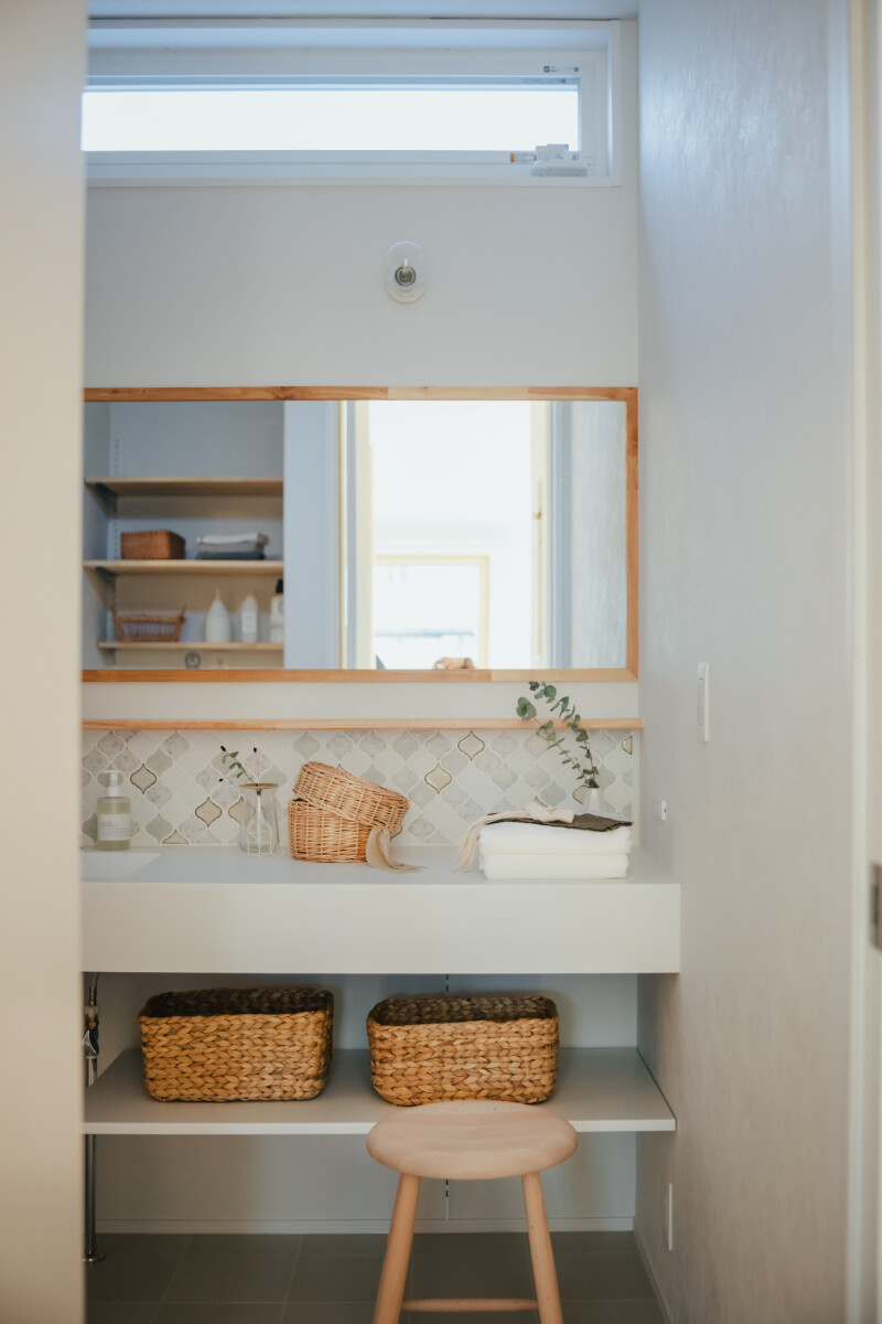 非日常感を楽しむサニタリースペース